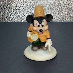 1987 The Disney Collection Mickey Mouse Figurine- Vintage Detective Figurine